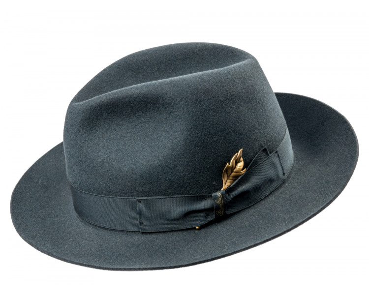 BORSALINO FURFELT FEDORA GOLDEN LEAF TESA MEDIA KLOBOUK